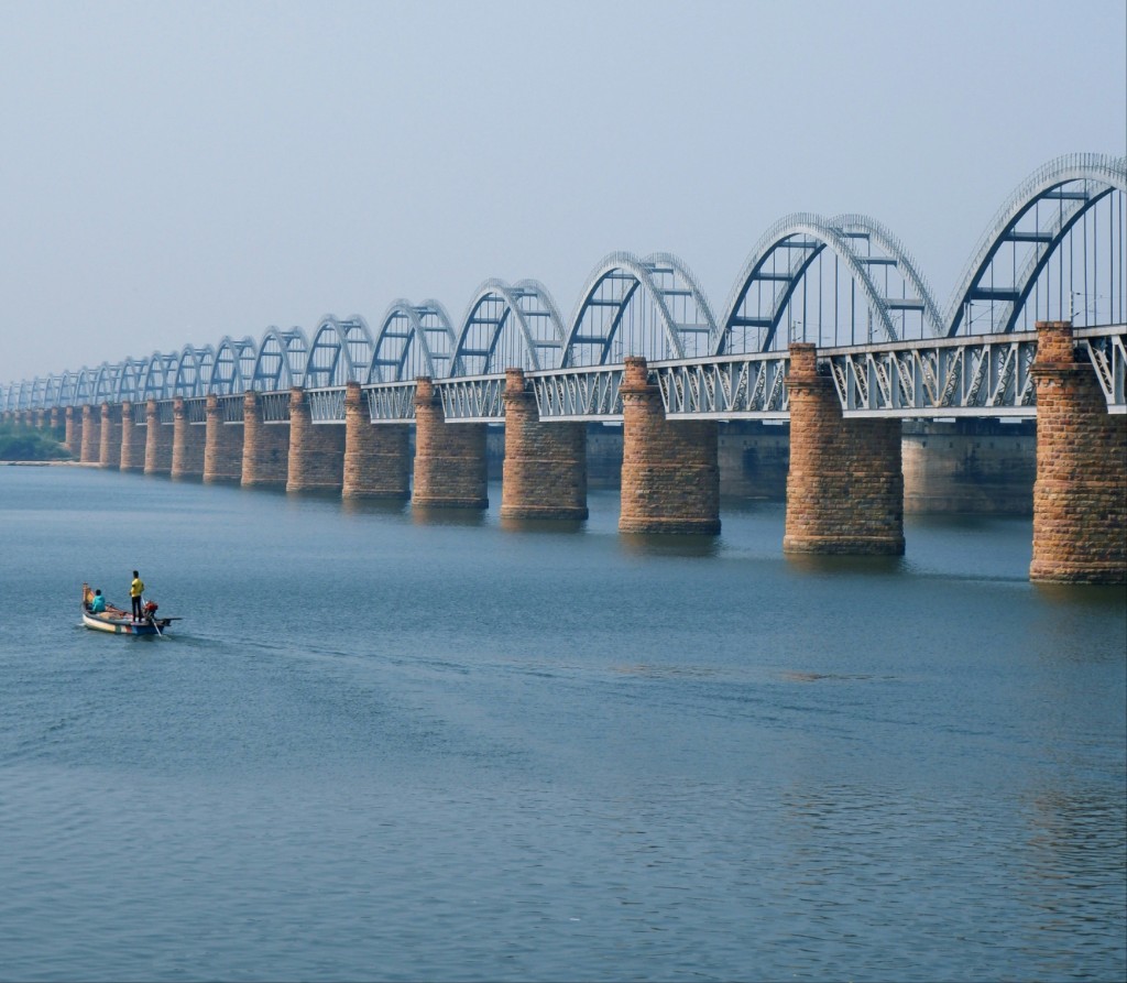 Godavari bridge at Rajahmundry